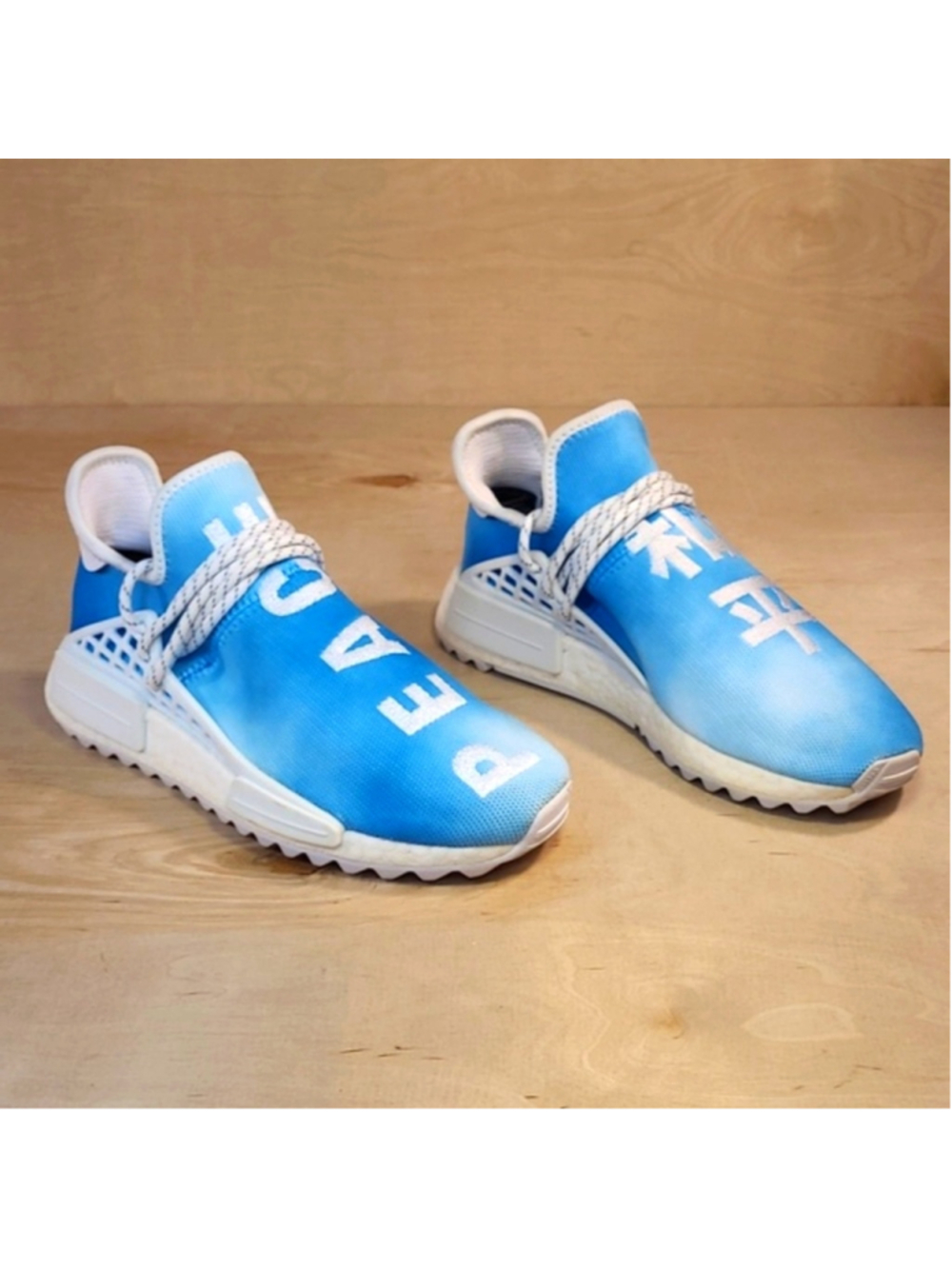 Adidas X Pharrell NMD Human Race Blue China Pack Art F99763 Size 6 Men